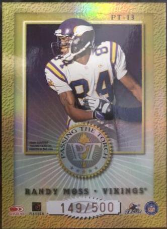 Jerry Rice, Randy Moss [Autograph] #PT-13