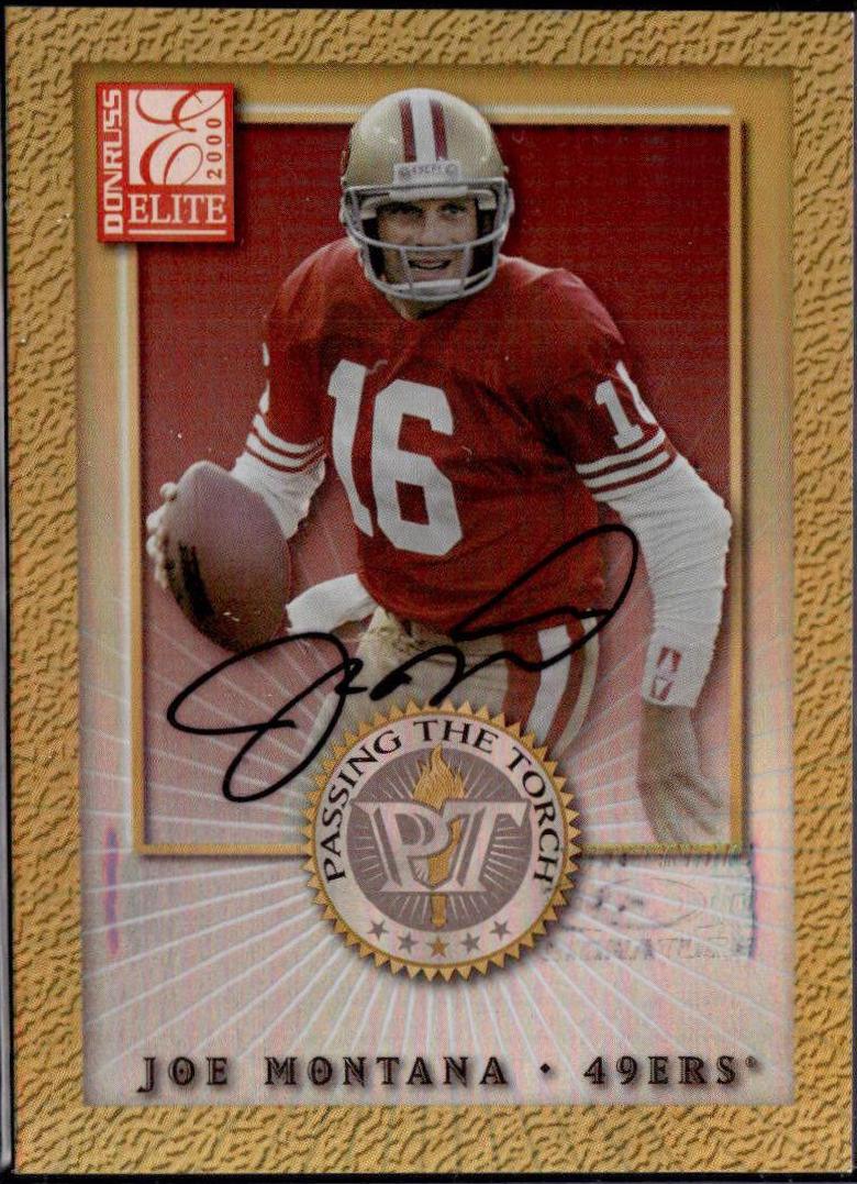 Joe Montana, Steve Young [Autograph] #PT-15