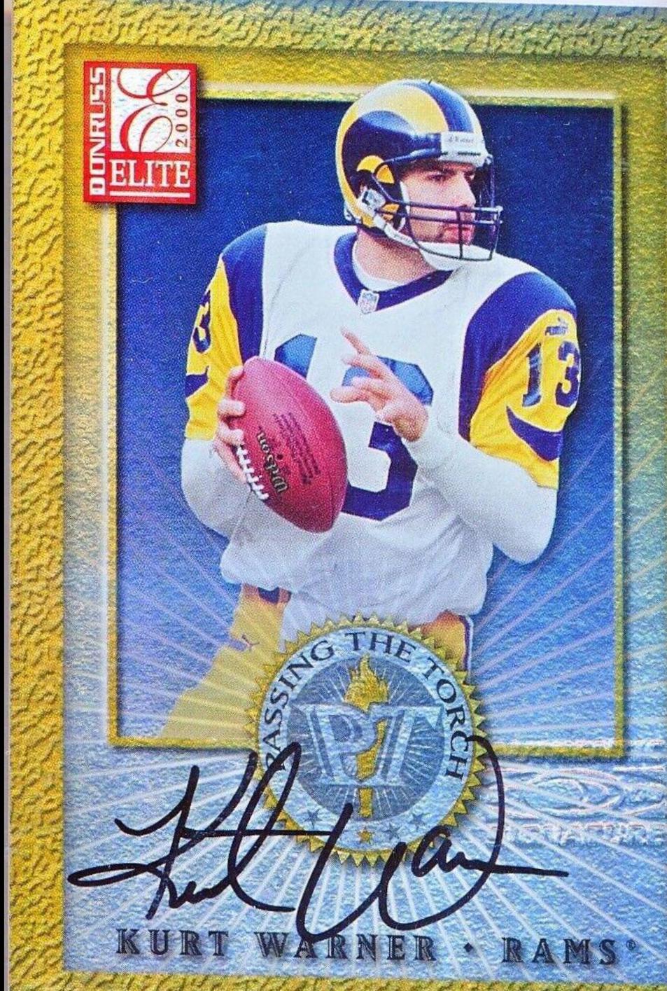 Kurt Warner [Autograph] #PT-4