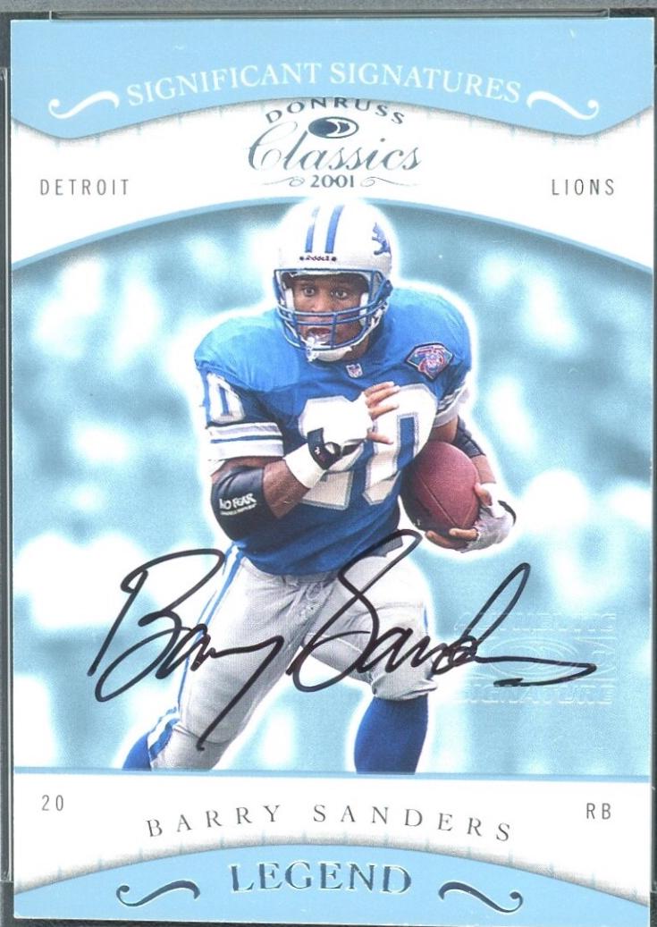 Barry Sanders [Significant Signatures] #167