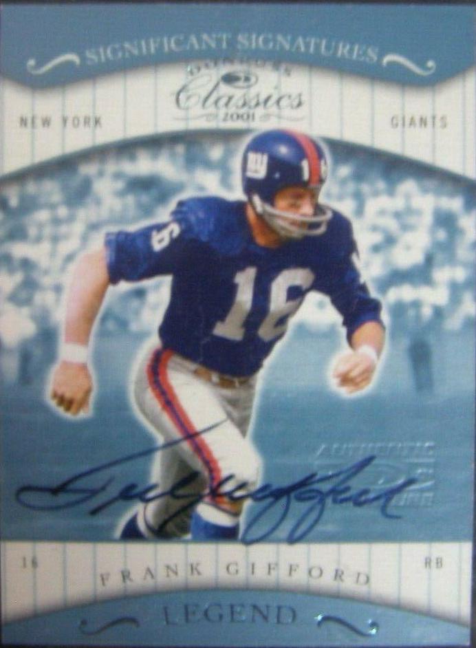 Frank Gifford [Significant Signatures] #181