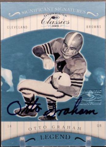 Otto Graham [Significant Signatures] #160