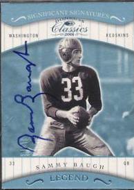 Sammy Baugh [Significant Signatures] #199