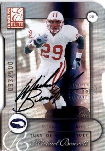 Michael Bennett [Autograph Die Cut] #121