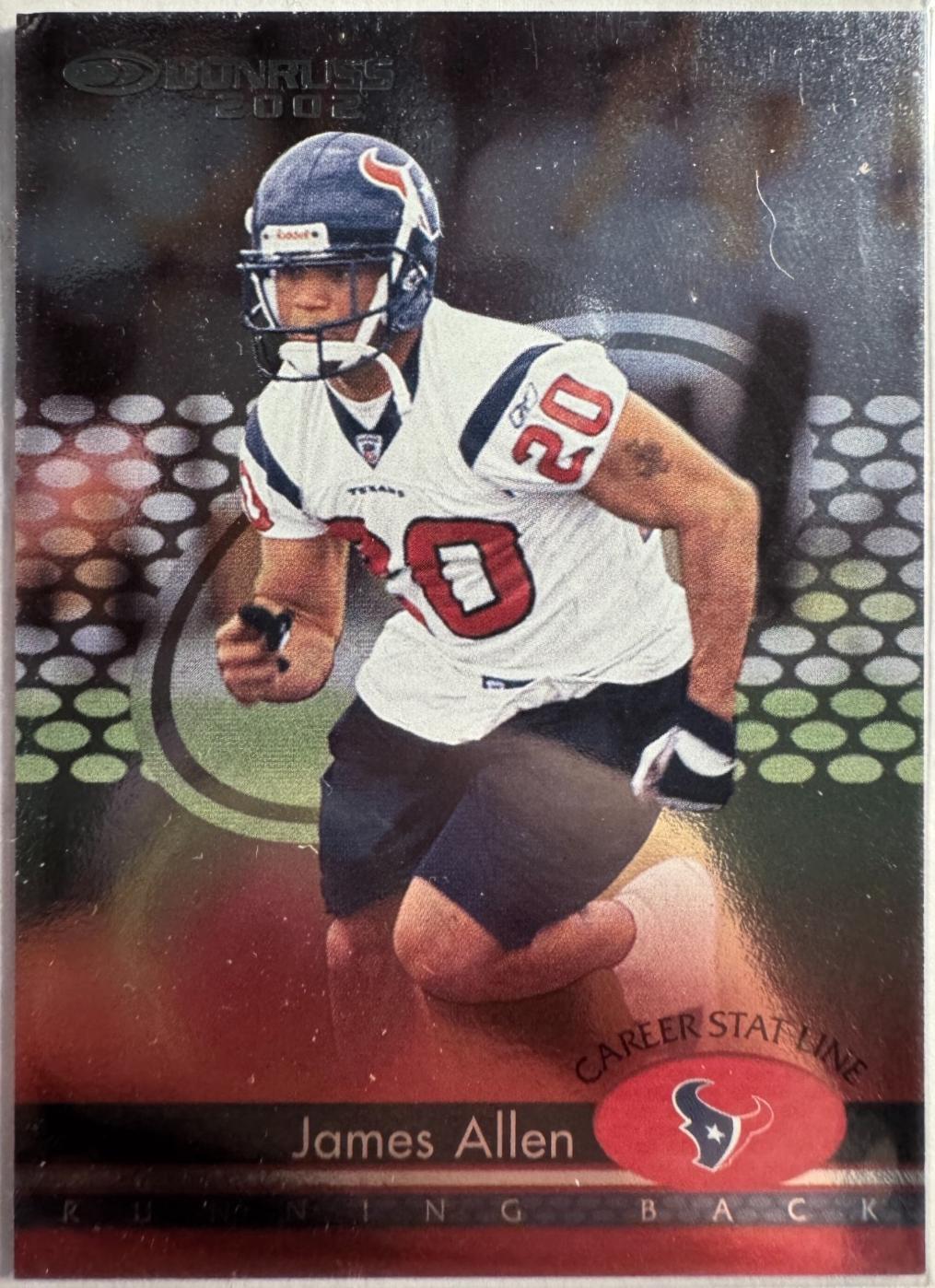 James Allen [Career Stat Line] #78