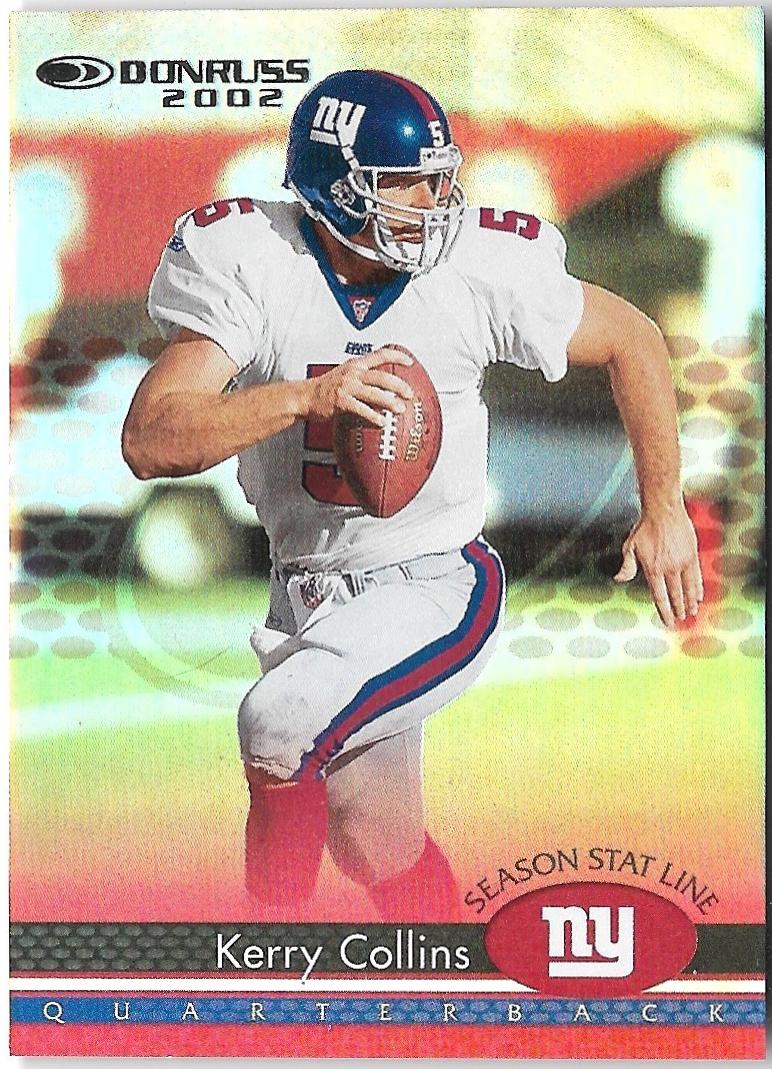 Kerry Collins [Season Stat Line] #123