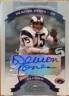 Deacon Jones [Significant Signatures] #144