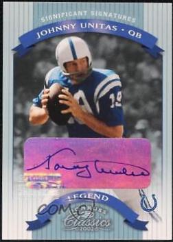 Johnny Unitas [Significant Signatures] #119