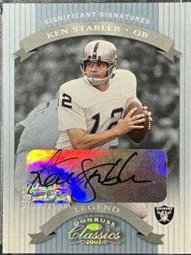 Ken Stabler [Significant Signatures] #118