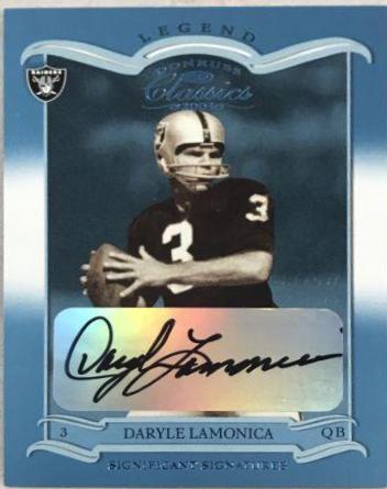 Daryle Lamonica [Significant Signatures] #109