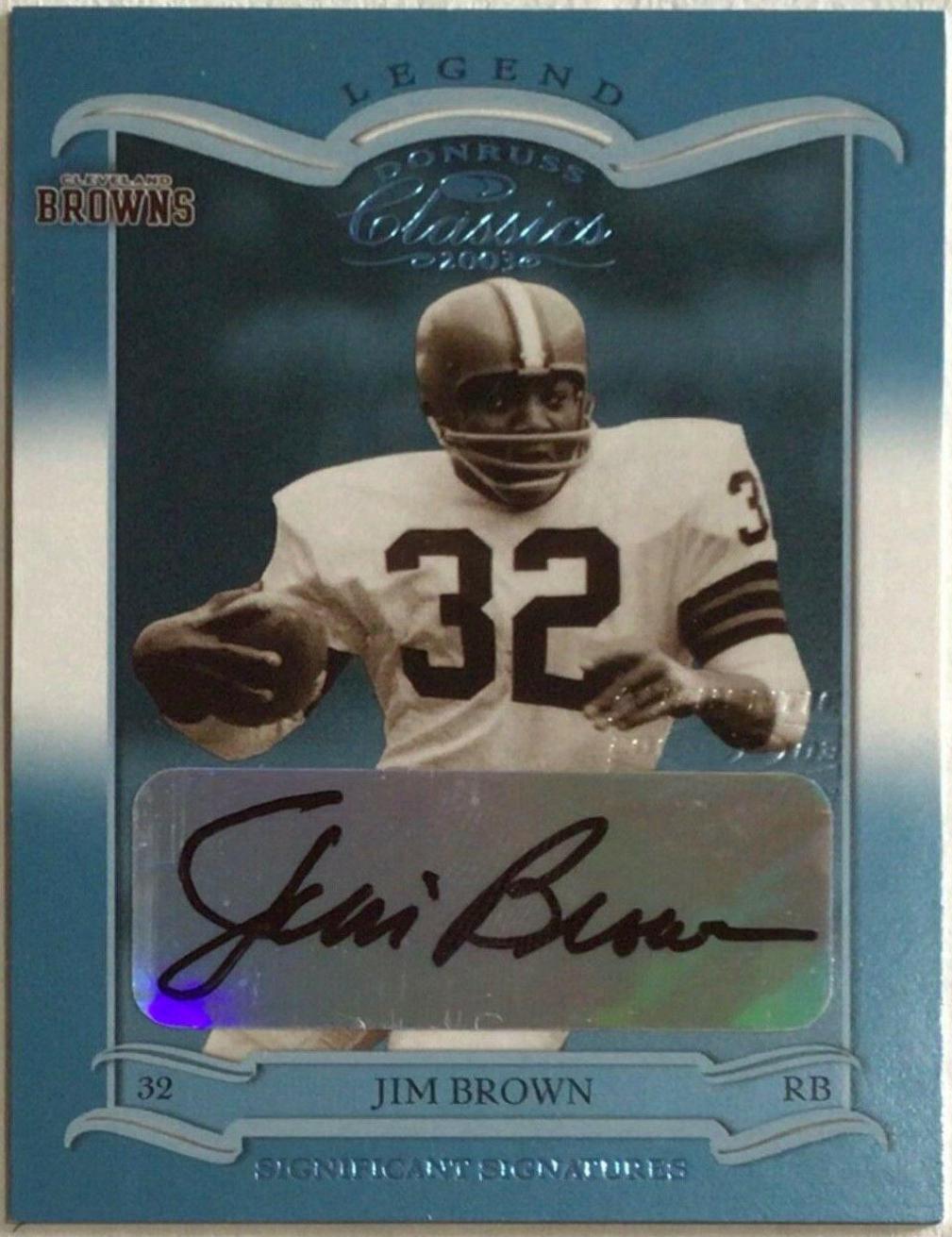 Jim Brown [Significant Signatures] #125