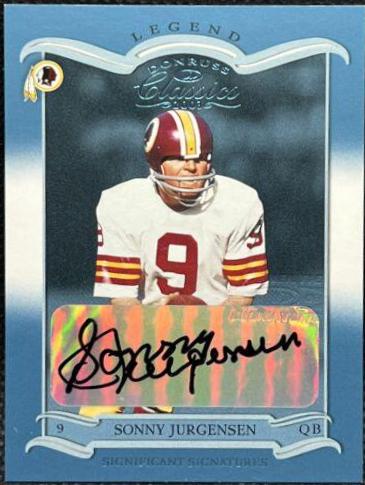 Sonny Jurgensen [Significant Signatures] #146