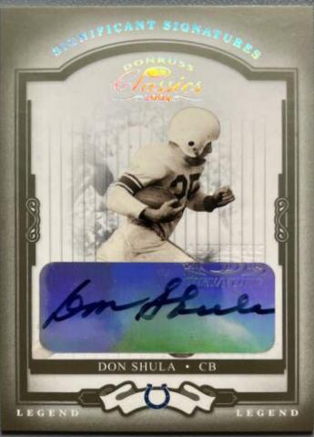 Don Shula [Significant Signatures Green] #112