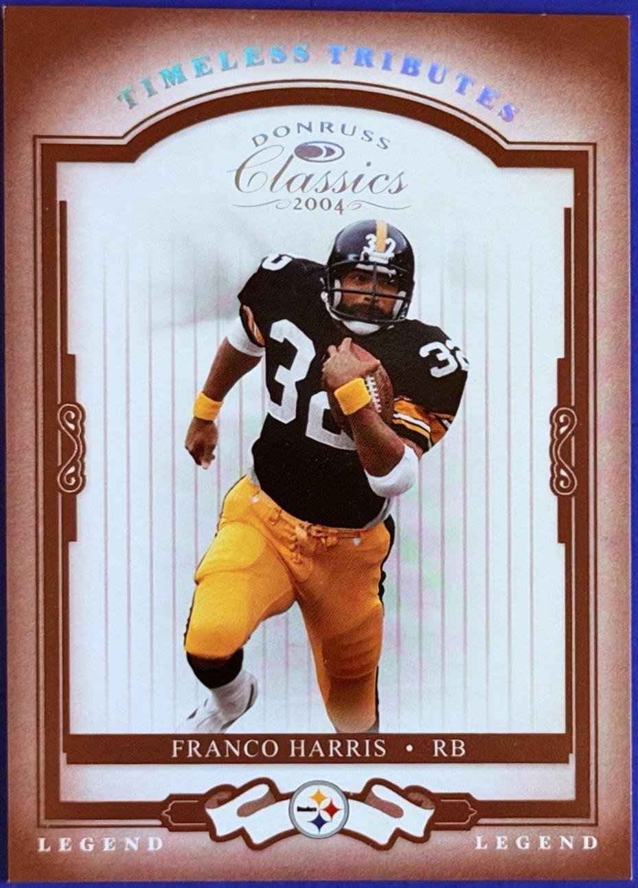 Franco Harris [Timeless Tributes Red] #113