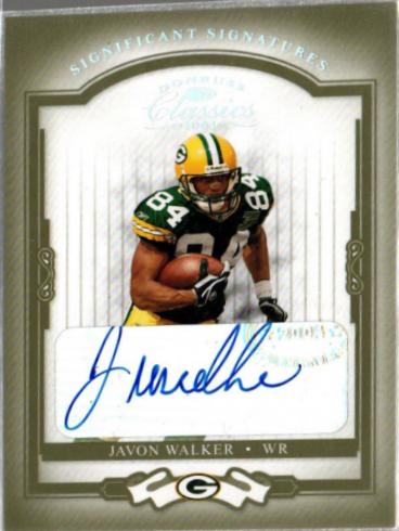 Javon Walker [Significant Signatures Green] #33