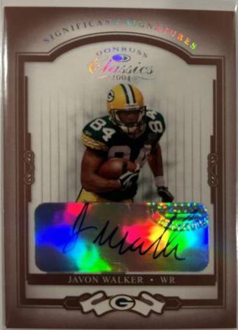 Javon Walker [Significant Signatures Platinum] #33