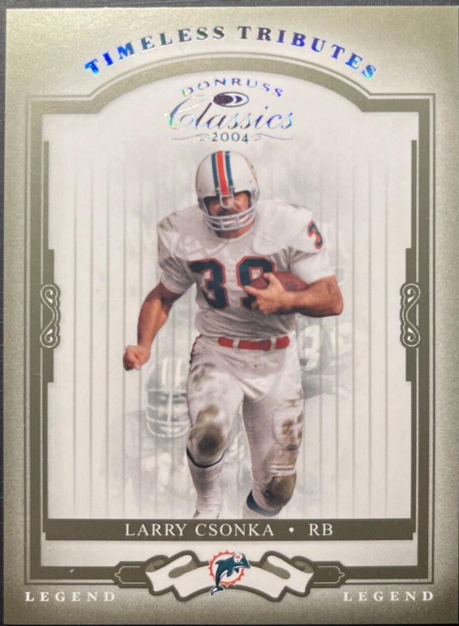 Larry Csonka [Timeless Tributes Green] #126