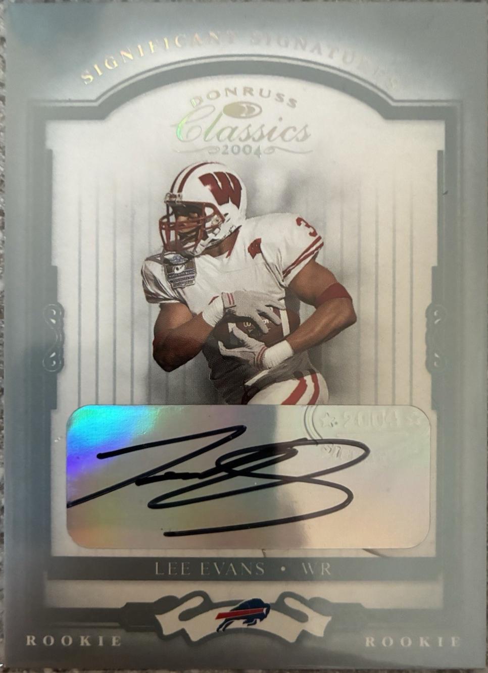 Lee Evans [Significant Signatures Platinum] #244