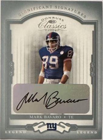Mark Bavaro [Significant Signatures Platinum] #130