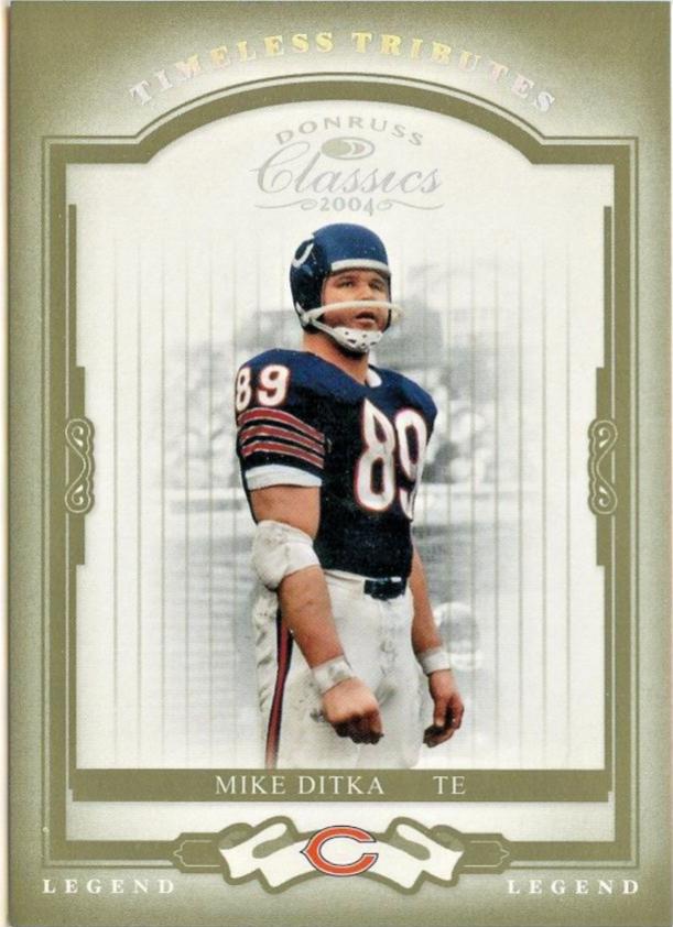 Mike Ditka [Timeless Tributes Green] #133