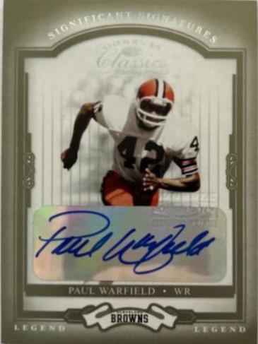 Paul Warfield [Significant Signatures Green] #137