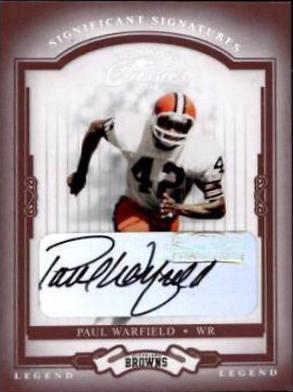 Paul Warfield [Significant Signatures Red] #137