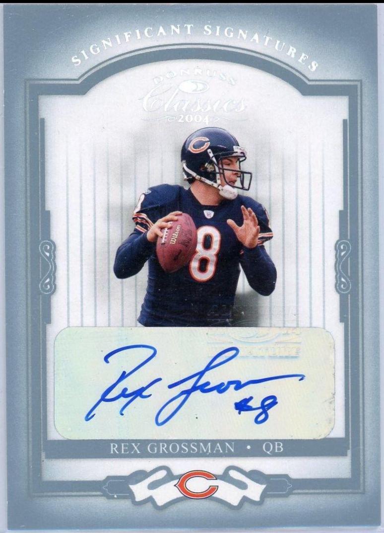Rex Grossman [Significant Signatures Platinum] #18