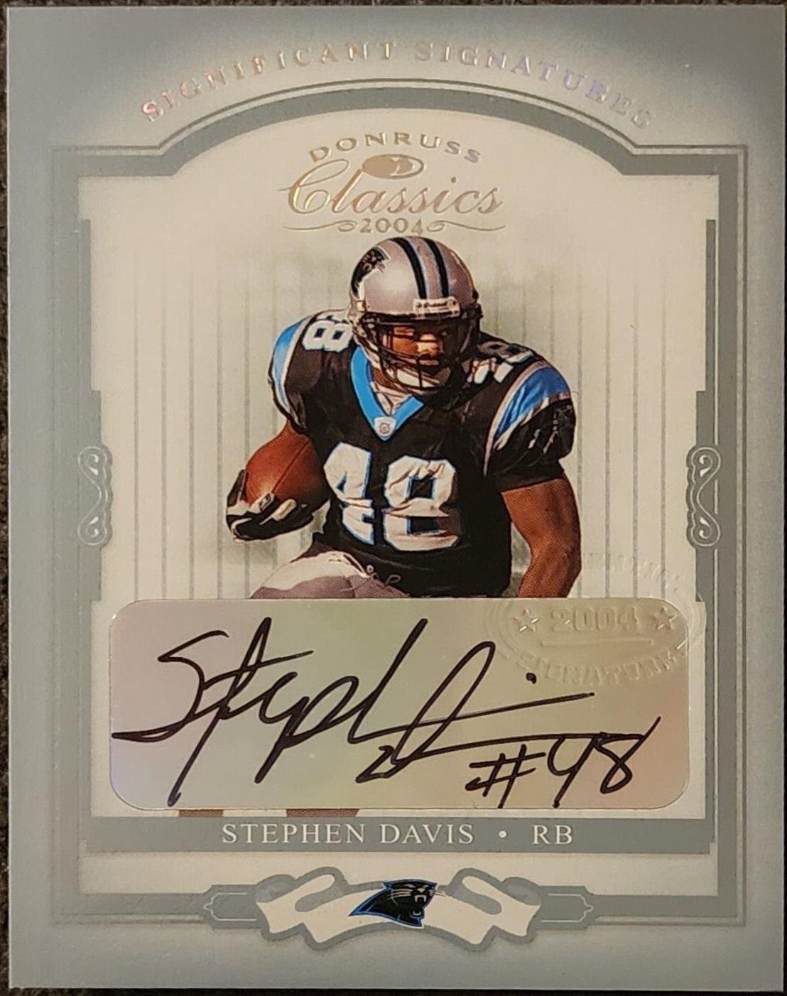 Stephen Davis [Significant Signatures Platinum] #14