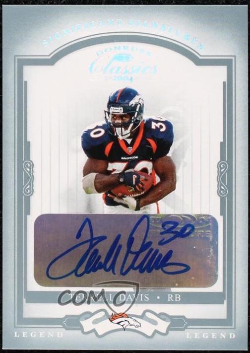 Terrell Davis [Significant Signatures Platinum] #146