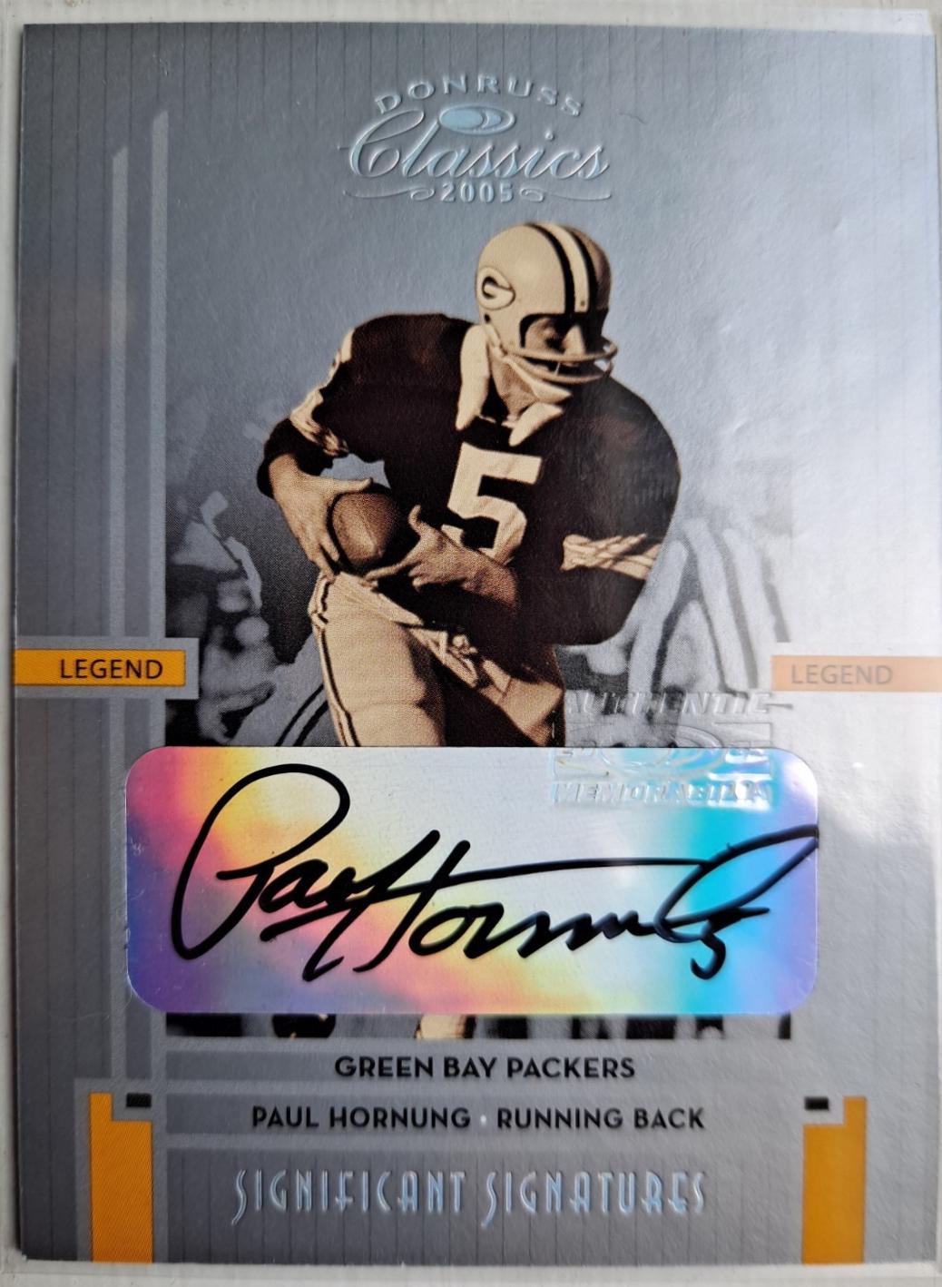Paul Hornung [Silver] #123