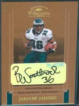 Brian Westbrook [Timeless Tributes Gold] #71