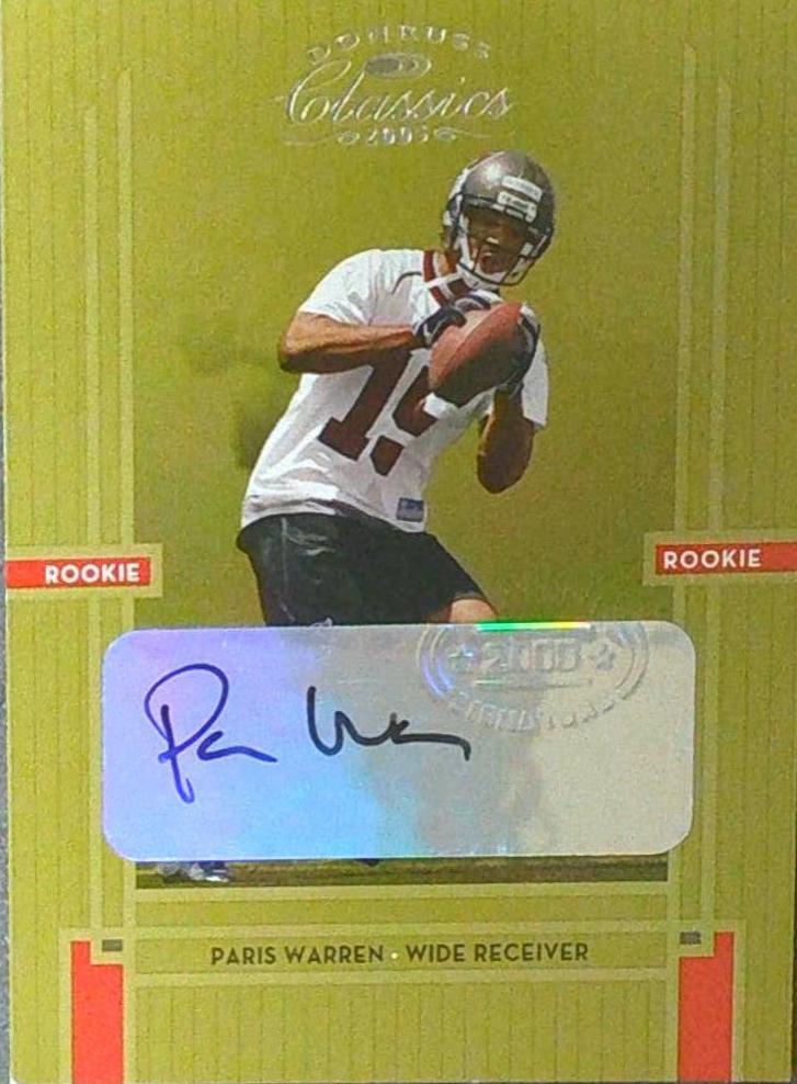 Paris Warren [Autograph] #231