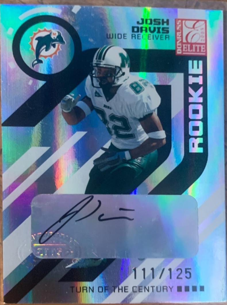 Josh Davis [Turn of the Century Autograph] #160
