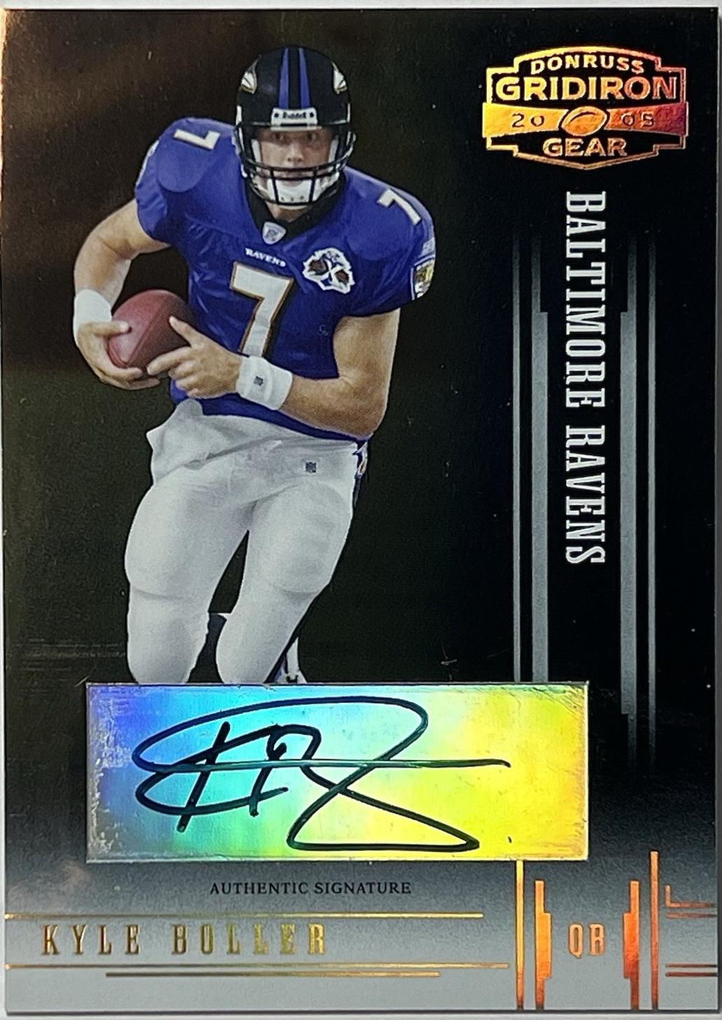 Kyle Boller [Autograph Gold Holofoil] #63