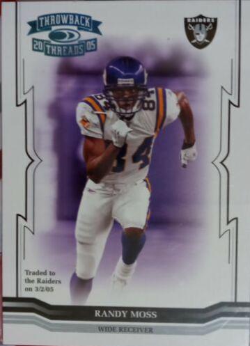 Randy Moss [Platinum Holofoil] #107