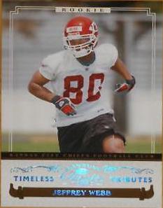Jeff Webb [Timeless Tributes Platinum] #177