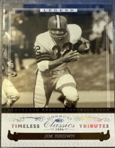 Jim Brown [Timeless Tributes Silver] #245
