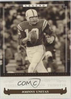 Johnny Unitas [Timeless Tributes Silver] #252