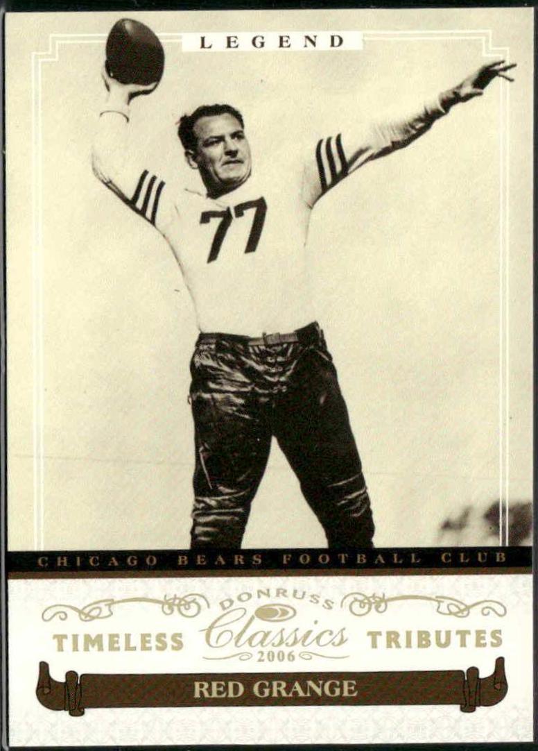 Red Grange [Timeless Tributes Gold] #259