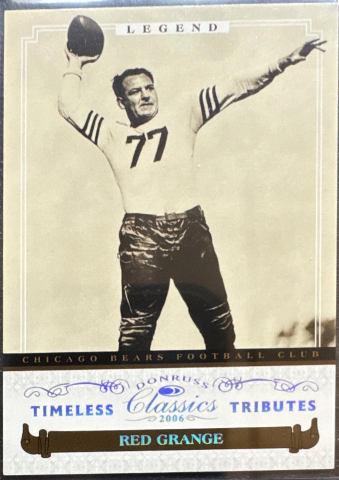 Red Grange [Timeless Tributes Silver] #259