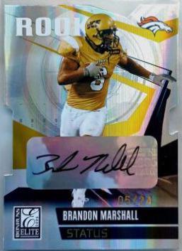 Brandon Marshall [Status Autograph Gold] #115