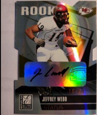 Jeff Webb [Status Autograph Gold] #164