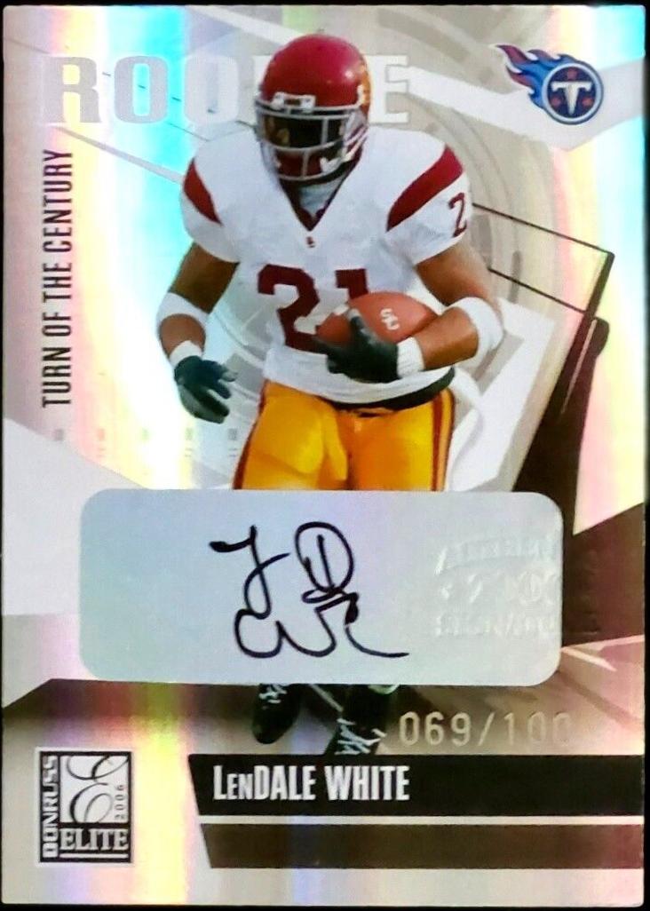 LenDale White [Turn of the Century Autograph] #182