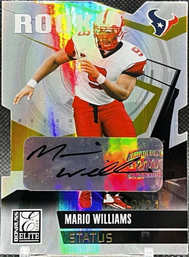 Mario Williams [Status Autograph Gold] #188