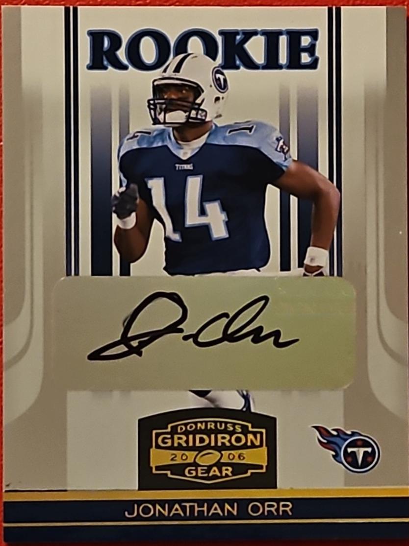 Jonathan Orr [Autograph Gold Holofoil] #166