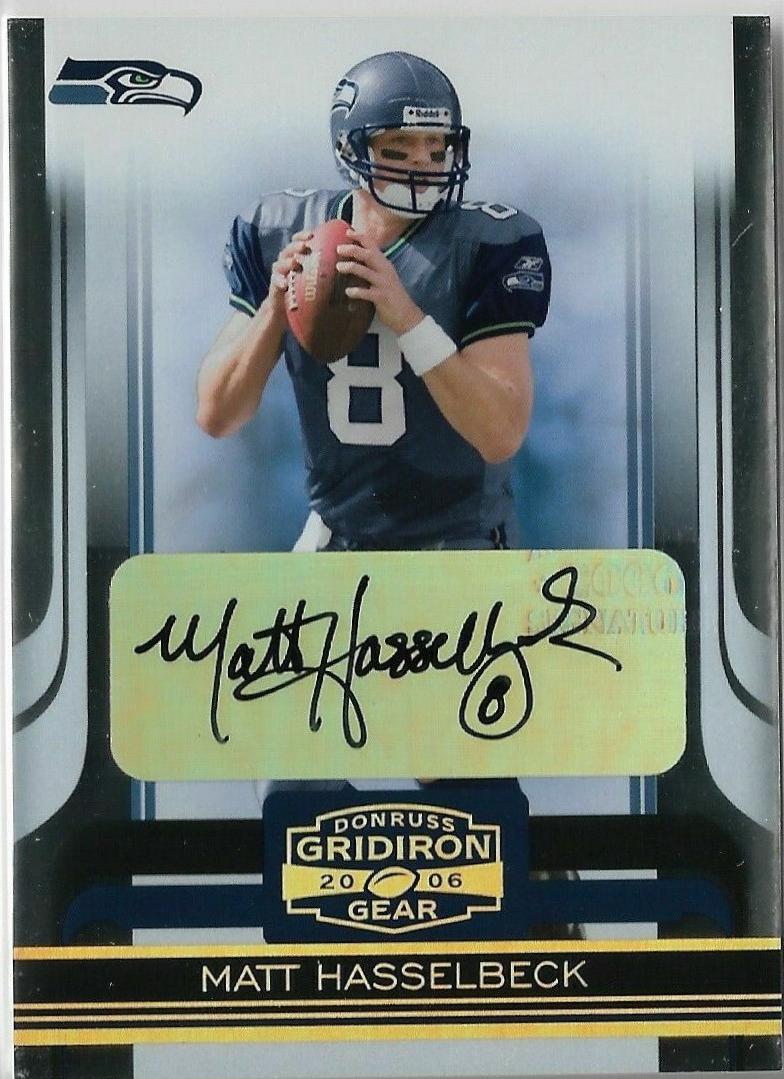 Matt Hasselbeck [Autograph Gold Holofoil] #90