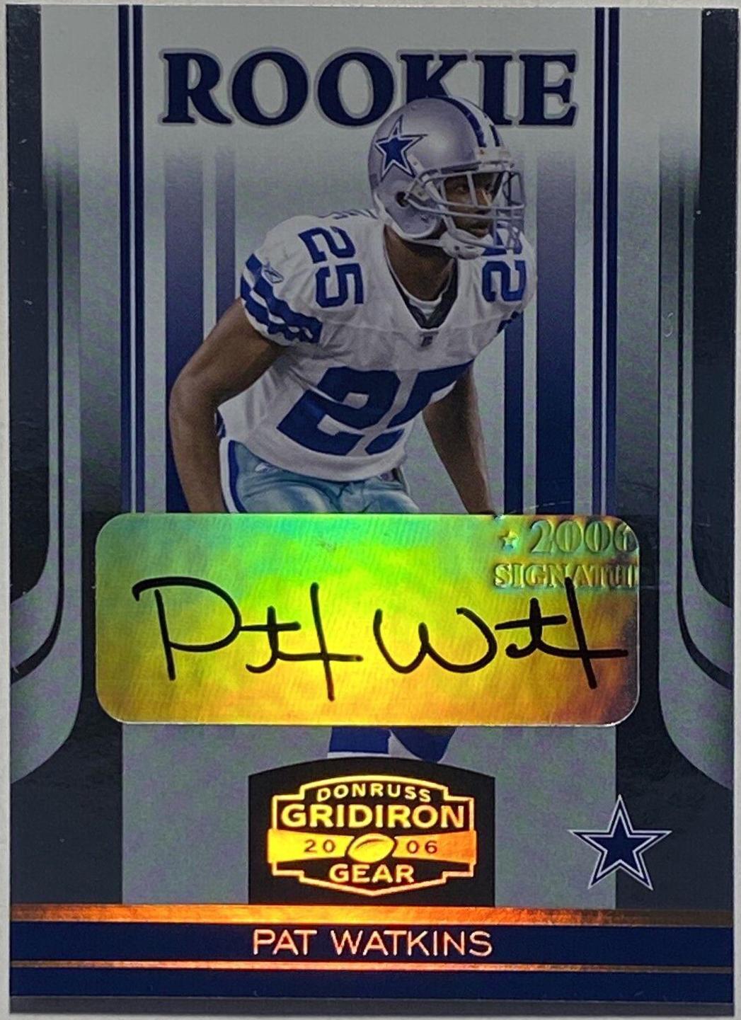 Pat Watkins [Autograph Gold Holofoil] #183