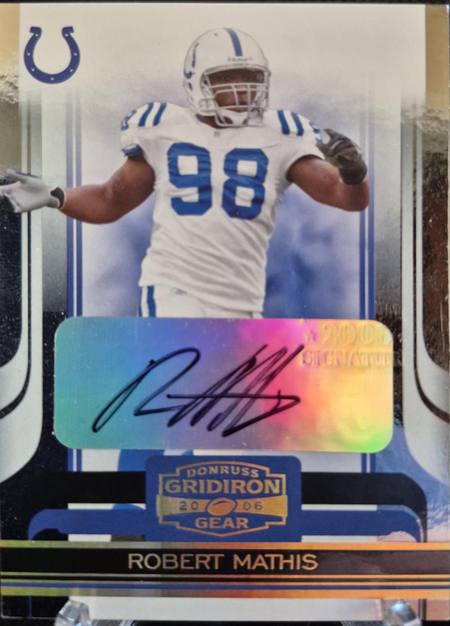 Robert Mathis [Autograph Gold Holofoil] #35