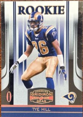 Tye Hill [Gold Holofoil X's] #196