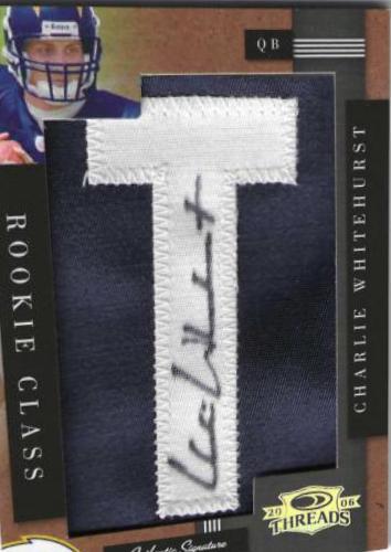 Charlie Whitehurst [Autograph] #233